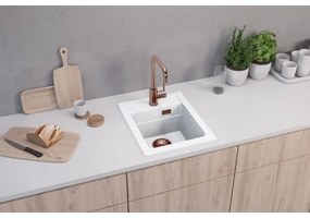 ALVEUS 1139079 - Kuchynský drez ATROX 50x40 cm granit/biela