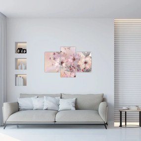 Obraz - Umelecká koláž s motýľmi (90x60 cm)