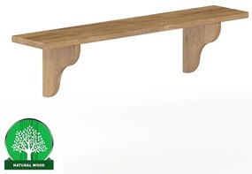 Polička borovica PK120-100x25x20 dub