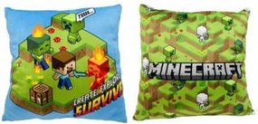 Detský dekoračný vankúš Minecraft 40x40 cm Setino