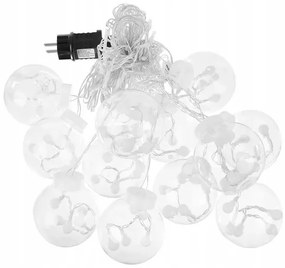 Svetelný záves gule 108 LED - farebný