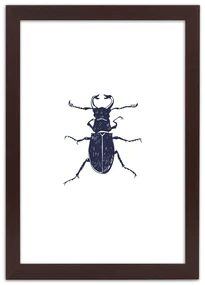 Gario Plagát Čierny chrobák Farba rámu: Bez rámu, Rozmery: 30 x 45 cm