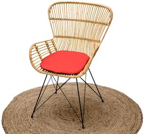 Podložka na stoličku Standard červená