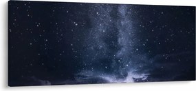 Obraz oblohy s hviezdami (120x50 cm)