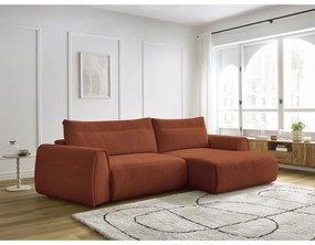 Oranžová rohová pohovka Aden – Bobochic Paris