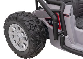 Ramiz Buggy Racing 5 batériové auto pre deti +3. Sivá + motory 2x200W + diaľkové ovládanie + pomalý štart