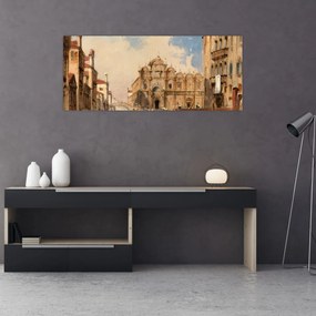 Obraz - Jules-Romain Joyant, The Scuola di San Marco, Venice, reprodukcia (120x50 cm)
