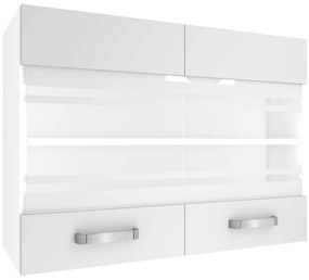 Kuchynská skrinka Belini horná 80 cm biely mat  TOR SGW80/2/WT/WT/0/U