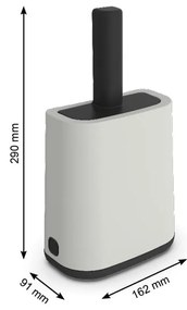 Lopatka s držiakom 9x16 cm Biala - Rotho