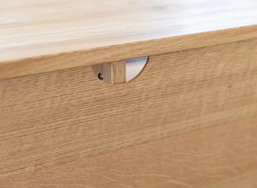 PROXIMA.store - Luxusný dubový TV stolík - MODERN LOFT FARBA: dub, ROZMER: dĺžka TV stolíka 120 cm