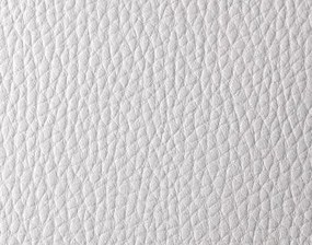 Rohová sedacia súprava Samba II, biela ekokoža/čierna látka