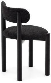 Čierne jedálenské stoličky v súprave 2 ks Nebai – Kave Home