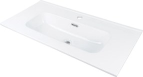 Deante Zápustné keramické umývadlo Tubo 80x38,5 cm - CTU 6U8M