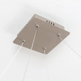 BRILAGI - LED Stm luster na lanku FALCON SLIM LED/50W/230V 50x50 cm béžová + DO