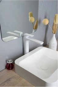 Biela stojančeková umývadlová batéria Spy – Sapho