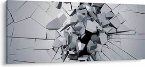 Obraz abstrakcie 3D (120x50 cm)