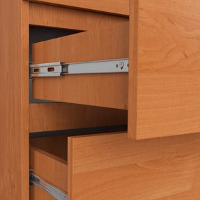 Komoda Kuba 60 cm - 6 zásuviek jelša