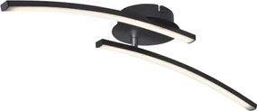 Stropné LED osvetlenie Tansy 59 cm, čierne%