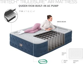 Matrac pre 2 osoby 203x152x51cm Queen Tritech Truleisure Air Bestway 6716P