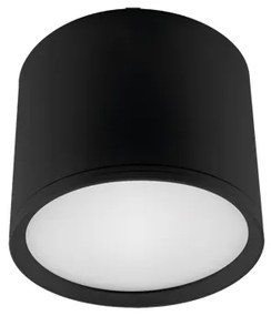 Strühm Stropné bodové prisadené svietidlo ROLEN LED 10W BLACK Neutral White 17125