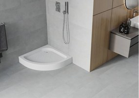 Štvrťkruhová sprchová vanička MEXEN RIO 80x80x14 cm, 47108080