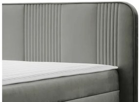 Manželská posteľ 180 cm Ombre  (sivá). Vlastná spoľahlivá doprava až k Vám domov. 1122761