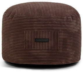 Tmavohnedý menčestrový taburet Om 60 – SLOWDOWN