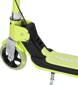 KIK Detská skladacia kolobežka Trike Fix, LED kolesá, neónovo zelená