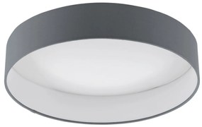 EGLO LED stropné svietidlo PALOMARO 1, 18W, teplá biela, 40,5cm, kruhové, sivé