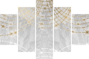 Obraz - Betón s dizajnom (150x105 cm)