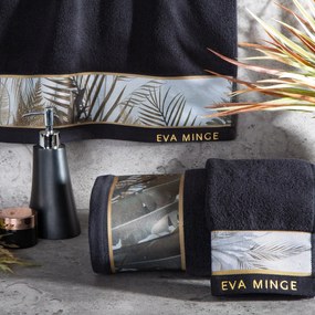 FROTÉ UTERÁK EVA MINGE17 50X90 CM ČIERNA