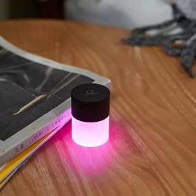 Čierna svetelná dekorácia na USB ø 4,5 cm Lemelia – Gingko