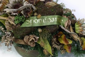 Ikebana na hrob Natur 90cm