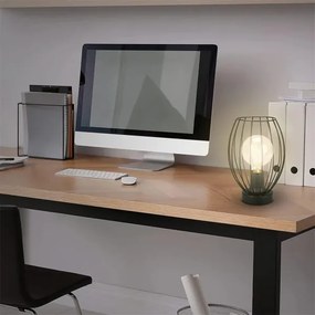 Stolná lampa 1xE27/25W/230V čierna