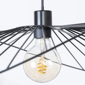 Brilagi - LED luster na lankách CERIA WIRE 1xE27/40W/230V 60x80 cm čierna