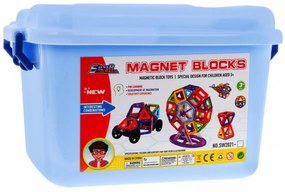 Magnetická stavebnica 248 ks Inlea4Fun MAGNET BLOCKS