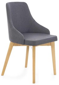 Stolička Toledo drevo/velvet dub/inari 95 51x55x82