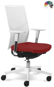 MAYER Kancelárska stolička PRIME MESH 2302 S čalúnenie PURE LEATHER pravá koža