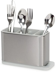 Kovový odkvapkávač na príbory v striebornej farbe Surface – Joseph Joseph