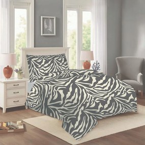 Obliečky bavlnené Zebra 200x140cm+90x70cm