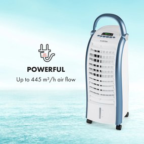 Klarstein Maxfresh, 3 v 1 ochladzovač vzduchu, ventilátor, 65 W, 6 l, diaľkový ovládač, 2 x chladiaci box