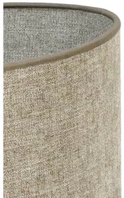 Duolla - Stolná lampa OVAL 1xE27/15W/230V pr. 30 cm hnedá