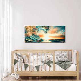 Obraz - Vlna (120x50 cm)