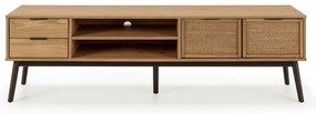 TV stolík z borovicového dreva 180x52 cm Natasha – Marckeric