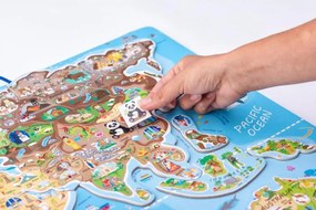 Magnetická mapa Svet v obrázkoch 2 v 1 - Hraj sa a uč sa