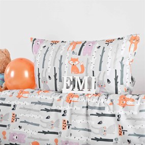 Obliečky detské bavlnené Líška EMI: Detský set 90x130 + 45x65