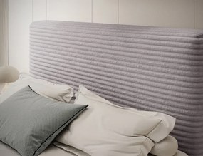 Kontinentálna posteľ Alamito 140x200, sivá (modulo 03)