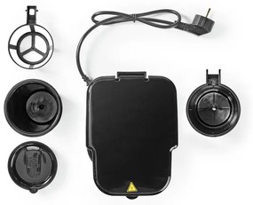 Nedis KACM300FBK - Kávovar na jeden hrnček 0,4 l a cestovním hrnkem