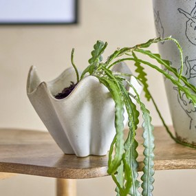 Bloomingville Keramický obal na květiny Rania Nature