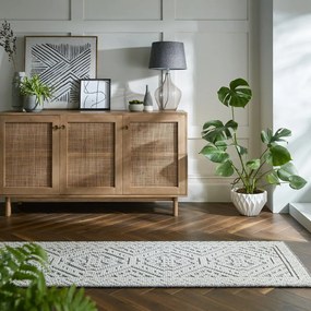 Sivý umývateľný behúň zo ženilky 60x240 cm Jaipur – Flair Rugs